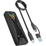 ICY BOX Spade Case 1805, Drev kabinet Sort