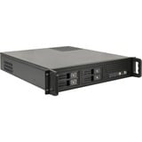 Inter-Tech IPC 2U-2504, Server boliger Sort
