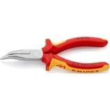 KNIPEX 25 26 160 Side-cutting pliers tang, Gripper Side-cutting pliers, Krom-vanadium-stål, Plastik, Rød/orange, 16 cm, 144 g