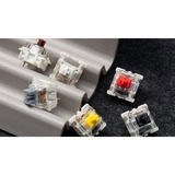 Keychron Gateron G Pro 3.0 Hvid Switch-sæt, Nøglekontakt Hvid/gennemsigtig