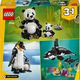 LEGO Creator Vilde dyr: Pandafamilie, Bygge legetøj Byggesæt, 8 År, Plast, 626 stk, 814 g