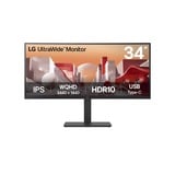LG 34BA75QE, LED-skærm Sort