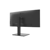 LG 34BA75QE, LED-skærm Sort