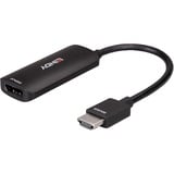 Lindy 38329 videokabel adapter 0,157 m HDMI Type A (Standard) DisplayPort Sort, Konverter Sort, 0,157 m, HDMI Type A (Standard), DisplayPort, Hanstik, Hunstik, Lige