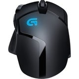 Logitech G402 Hyperion Fury mus USB Type-A Optisk 4000 dpi, Gaming mus Sort, Optisk, USB Type-A, 4000 dpi, 1 ms, Sort