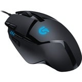 Logitech G402 Hyperion Fury mus USB Type-A Optisk 4000 dpi, Gaming mus Sort, Optisk, USB Type-A, 4000 dpi, 1 ms, Sort