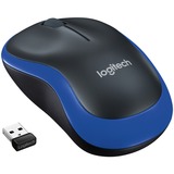 Logitech LGT-M185B Mus Blå, Ambidextrous, Optisk, RF trådløst, 1000 dpi, Sort, Blå, Detail