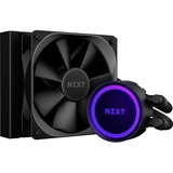 NZXT Kraken 120 Processor Alt-i-en væskekøler 12 cm Sort, Vandkøling Sort (mat), Alt-i-en væskekøler, 12 cm, 73,11 kubikfod/min., Sort