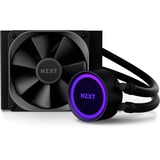 NZXT Kraken 120 Processor Alt-i-en væskekøler 12 cm Sort, Vandkøling Sort (mat), Alt-i-en væskekøler, 12 cm, 73,11 kubikfod/min., Sort