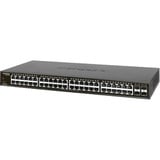 Netgear GS348 Ikke administreret Gigabit Ethernet (10/100/1000) 1U Sort, Switch Ikke administreret, Gigabit Ethernet (10/100/1000), Stativ-montering, 1U