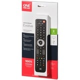 One for all Evolve 2 fjernbetjening IR trådløs Kabel, DTT, IPTV, Projektormontering, SAT, STB, TNT, TV, TV set-top-boks Tryk på knapper, Fjernbetjeningen Sort, Kabel, DTT, IPTV, Projektormontering, SAT, STB, TNT, TV, TV set-top-boks, IR trådløs, Tryk på knapper, Sort