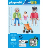 PLAYMOBIL My Life Bedsteforældre med baby, Bygge legetøj 