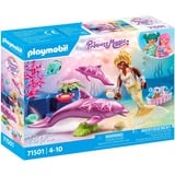 PLAYMOBIL Princess Magic Havfrue med delfiner, Bygge legetøj 