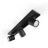 Philips Hue White Ambiance Runner 3-spot, LED lys Sort