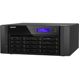 QNAP TS-h1290FX NAS Tower Ethernet LAN Sort 7232P NAS, Tower, EPYC, 7232P, Sort