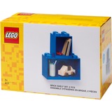 Room Copenhagen LEGO Regal Brick Shelf 8+4, Set Blå