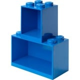 Room Copenhagen LEGO Regal Brick Shelf 8+4, Set, Hylde Blå