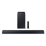 SAMSUNG HW-A450/ZG SoundBar højttaler Sort 2.1 kanaler 300 W, Sound bar Sort, 2.1 kanaler, 300 W, DTS Digital Surround,DTS Virtual:X,DTS:X,Dolby Digital 2.0 Mono, Trådløs, 220 W, Sort