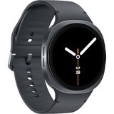 Samsung Galaxy Watch 8 3,81 cm (1.5") AMOLED 44 mm Digital 480 x 480 pixel Berøringsskærm Sølv Wi-Fi GPS (satellit), SmartWatch mørk grå, 3,81 cm (1.5"), AMOLED, Berøringsskærm, 32 GB, GPS (satellit), 34 g