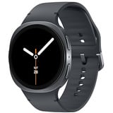 Samsung Galaxy Watch 8 3,81 cm (1.5") AMOLED 44 mm Digital 480 x 480 pixel Berøringsskærm Sølv Wi-Fi GPS (satellit), SmartWatch mørk grå, 3,81 cm (1.5"), AMOLED, Berøringsskærm, 32 GB, GPS (satellit), 34 g