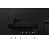 Samsung S32H704EAU, LED-skærm Sort