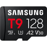 Samsung T9 microSDXC 128 GB, Hukommelseskort Sort