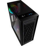 Sharkoon RGB WAVE renoveret, Towerkabinet Sort