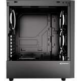 Sharkoon RGB WAVE renoveret, Towerkabinet Sort