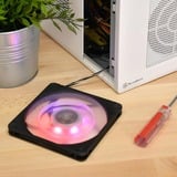 SilverStone SST-FW124-ARGB 120x120x15, Sag fan Sort/Hvid