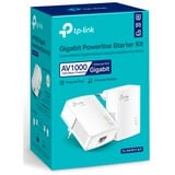 TP-Link TL-PA717KIT 1000 Mbit/s Ethernet LAN Hvid 2 stk, PowerLAN 1000 Mbit/s, IEEE 1901, IEEE 802.3, IEEE 802.3ab, IEEE 802.3u, Type C, Gigabit Ethernet, 10,100 Mbit/s, HomePlug AV2
