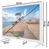 Telefunken LED-tv Hvid