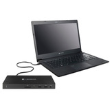 Toshiba Dynabook USB-C Dock renoveret, Docking station Sort