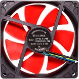Xilence XPF92.R.PWM Computerkabinet Ventilator 9,2 cm Sort, Rød, Sag fan Sort/Rød, Ventilator, 9,2 cm, 1800 rpm, 22 dB, 32,1 kubikfod/min., Sort, Rød