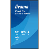 iiyama LH5564UHS-B1AG, Offentlig visning Sort (mat)