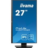 iiyama ProLite XUB2793QS-B7 computerskærm 68,6 cm (27") 2560 x 1440 pixel Quad HD LED Sort, LED-skærm Sort (mat), 68,6 cm (27"), 2560 x 1440 pixel, Quad HD, LED, 1 ms, Sort