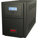 APC Easy UPS SMV UPS-enhed Interaktivt indgangsstik 1,5 kVA 1050 W 6 AC stikkontakt(er) Sort, Interaktivt indgangsstik, 1,5 kVA, 1050 W, Sine, 160 V, 295 V