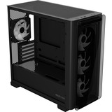 ASUS A23 PLUS TG ARGB BLACK Micro Tower Sort, Towerkabinet Sort, Micro Tower, PC, Sort, micro ATX, Mini-ITX, Spil, Flere