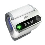Braun iCheck 7 Håndled Automatisk, Blodtryksmåler Hvid/Sølv, Håndled, Automatisk, Hvid, Knapper, LED, AA