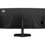 Cooler Master GM34-CWQ2, Gaming Skærm Sort