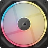 Corsair iCUE LINK LX140-R RGB PWM Reverse, Sag fan Sort
