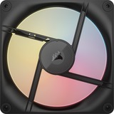 Corsair iCUE LINK LX140-R RGB PWM Reverse, Sag fan Sort