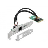 DeLOCK 95266 interface-kort/adapter Intern RJ-45, Netværkskort Mini PCI Express, RJ-45, Fuld højde/halv længde