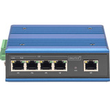 Digitus 4-port Gigabit PoE industriel, unmanaged, Switch 
