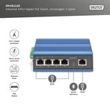 Digitus 4-port Gigabit PoE industriel, unmanaged, Switch 