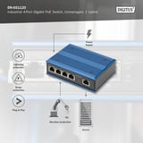 Digitus 4-port Gigabit PoE industriel, unmanaged, Switch 