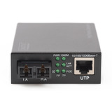 Digitus Gigabit PoE mediekonverter, RJ45 / SC, MM, PSE, Media Converter 