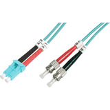 Digitus LWL patchkabel, duplex, LC > ST stik, multimode OM3 Turkis