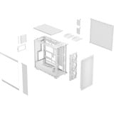 Fractal Design Epoch XL TG Klar farve, Towerkabinet Hvid