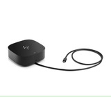 HP USB-C-dockingstation G5 renoveret, Docking station Sort