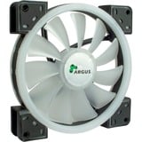 Inter-Tech 88885539 Computerkølesystem Computerkabinet Ventilator 14 cm Sort 1 stk, Sag fan Sort, Ventilator, 14 cm, 1200 rpm, 22 dB, 64,73 m³/t, Sort